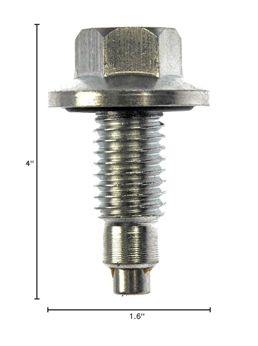 Dorman 090-936CD Oil Drain Plug Magnetic M12-1.75, Head Size 15 mm Compatible with Select Models