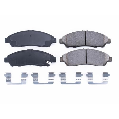 PowerStop Front Brake Pads for Acura MDX 2007-13 |RLX 2014 |RLX 2016-20 |ZDX 2010-13 |Honda Pilot 2009-15 - Z17 Ceramic Brake Pads with Installation Hardware, 17-1378