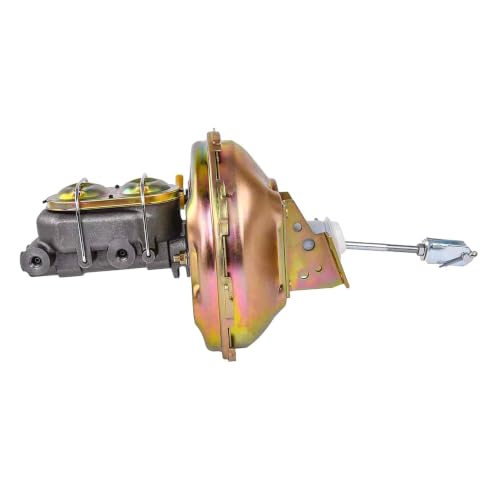 11" Power Brake Booster Master Cylinder Disc/Drum for 1964-1972 GM A F X Body for Chevrolet Chevelle El Camino Malibu Camaro Monte Carlo for Oldsmobile Cutlass 442 F85 Vista Cruiser