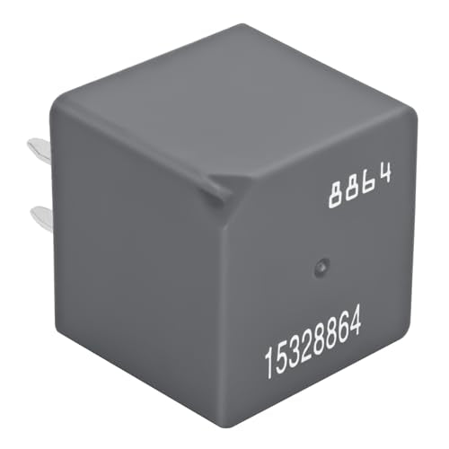 Automotive Relay 15328864 D1741C (Pack of 4) – 12V 40A 4-Pin SPDT Automotive Relay 12193604 13503102 Replacement – A/C Compressor, Starter & Fan Control for Chevy Silverado, GMC, Buick