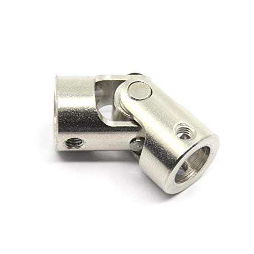 Befenybay 2 Pcs 10mm to 10mm Universal Joint Shaft Coupling with Screws for Motor