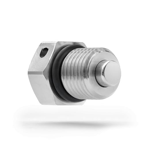 VOTEX - MADE IN USA - DP031 Stainless Steel Engine Neodymium Magnetic Oil Drain Plug fits Harley Davidson/Buell - Part Number 60328-98B / 60328-98A