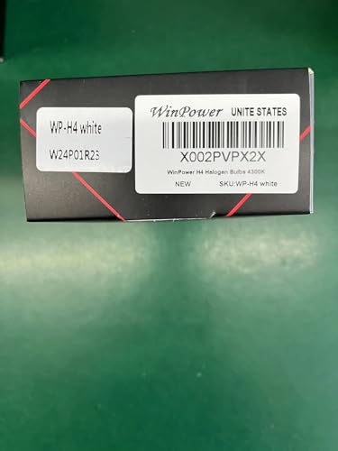 WinPower H4 HB2 Halogen Bulbs 60/55W, Pack of 2