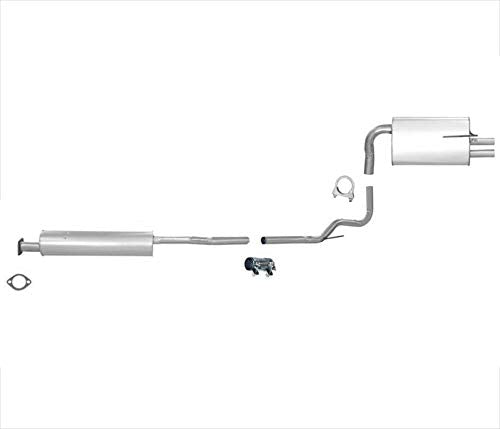 Complete Exhaust Resonator Muffler Pipe System Replacement Parts For Nissan Altima 2.5L 2002 2003 2004 2005 2006