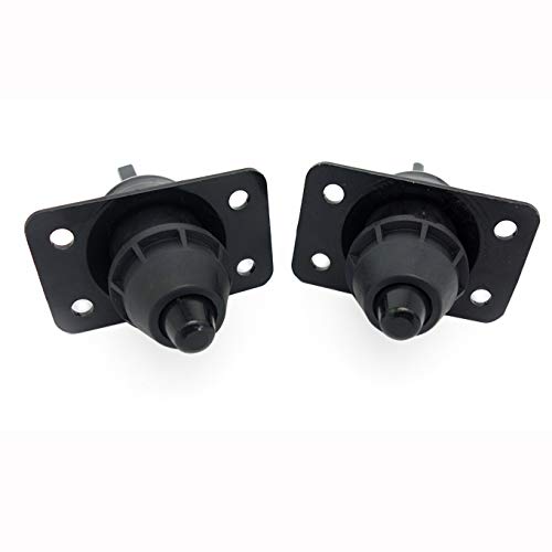 KOXUYIM Hood Release SET (4 PCS) Upper & Lower Latches, Fit for Volvo Truck VN VNL(#20498998) (#20565619) (#8074938) Black