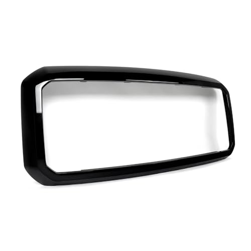 MIC Front Grille Frame Surround Shell Panel Compatible with 2011-2016 F250 F350 F450 Super Duty (Tuxedo Black)