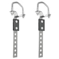 2 Pcs Heavy Duty Exhaust Hangers, Flexible Swivel Muffler Hanger Tail Pipe Hanger, Universal Tailpipe Bracket for Most Car Truck Exhaust Systems, Fits 1-1/2" - 2 1-/4" Pipe