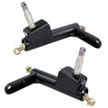 Left&Right Spindle Steering Knuckle for coleman kt196 go kart parts Fits For Coleman CK196-T, KT194,KT196,196cc 6.5 Hp Gas Powered Go-Karts,Replacement 4-Wheeler Quad Parts for steering spindle