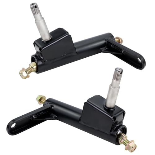 Left&Right Spindle Steering Knuckle for coleman kt196 go kart parts Fits For Coleman CK196-T, KT194,KT196,196cc 6.5 Hp Gas Powered Go-Karts,Replacement 4-Wheeler Quad Parts for steering spindle