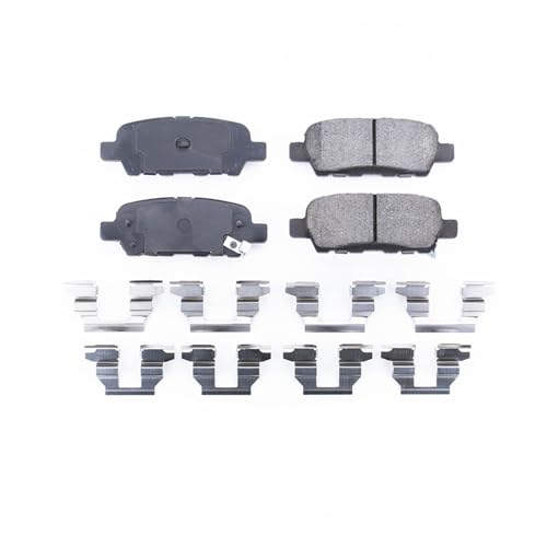PowerStop Rear Brake Pads for Infiniti EX37 2013 |FX35 2003-08 |FX37 2013 |FX45 2003-08 |G25 2011-12 |Infiniti G35 2003-08 - Z17 Ceramic Brake Pads with Installation Hardware, 17-905