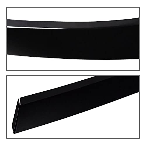 PIT66 Front Grille Trim Set Compatible with Chevy Silverado 2003-2007 Black