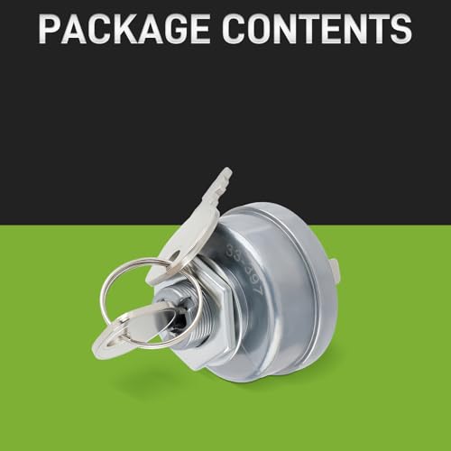 CARBBIA Ignition Switch with Key 158913 Compatible with Hustler Raptor