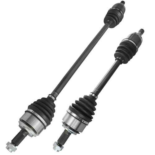 NCV36568 NCV36569 Front CV Axle Shafts Assembly Fit for 2006-2015 Honda Civic L4 1.8L, 06 07 08 09 10 11 12 13 14 15, Automatic Transmission, Front Driver and Passenger Side, 664232 664233