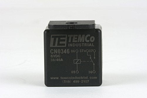 TEMCo 6 V 30/40 Amp Bosch Style S Relay SPDT Automotive