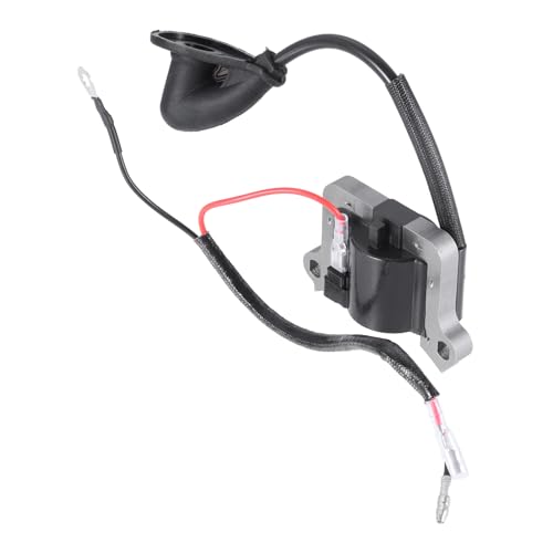 Hicello 62mm Brush Cutter Ignition Coil, 43CC 49CC 52CC Strimmer Ignition Coil Module for 2-stroke Engine Grass Trimmer Multi Tool Tiller Cultivator Garden Machines