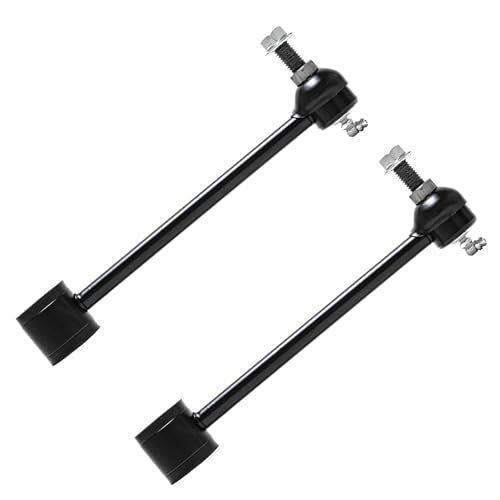 Detroit Axle - 10pc Suspension Kit for 2007-2017 Jeep Wrangler, 2018 Wrangler JK, 4 Front Upper & Lower Ball Joints 2 Rear Sway Bars 4 Inner Outer Tie Rod Ends Replacement
