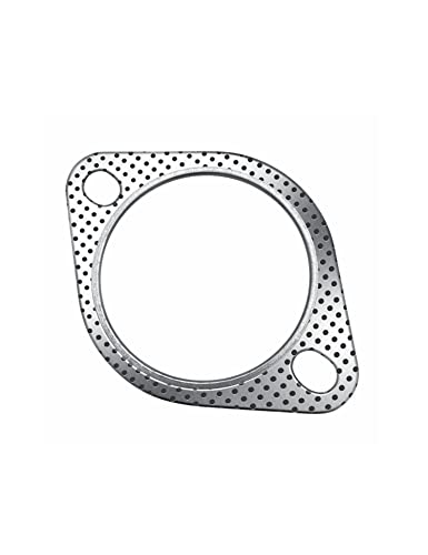 Strongthium 3“ Exhaust Gasket 2 Bolt for 3 Inch Muffler Flange Manifold 120-07610-0002 High Temperature 2X