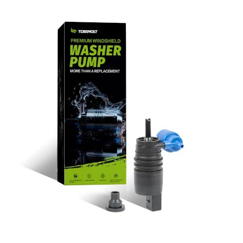 tostmolt 1pc New 12V Front/Rear Windshield Washer Fluid Pump Motor w/Grommet Replacement Kit For Sonic Trax Encore Spark EV Regal TourX Wrangler JK Liberty Patriot Grand Cherokee WK Compass MK & Multi