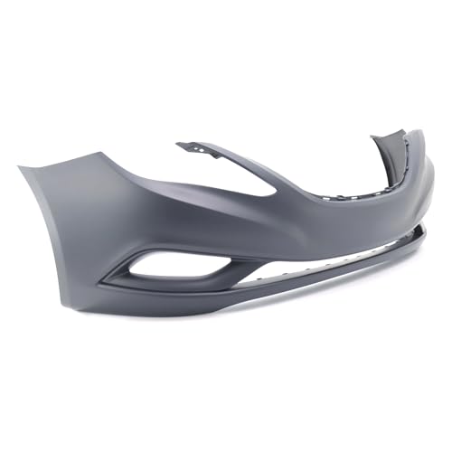 FitParts Compatible With Front Bumper Cover 2011-2013 Hyundai Sonata GLS GL Limited SE 2.0T Sedan 11-13. New, Primed and Ready for Paint. With Fog Light Holes. HY1000183 865113Q000 2012