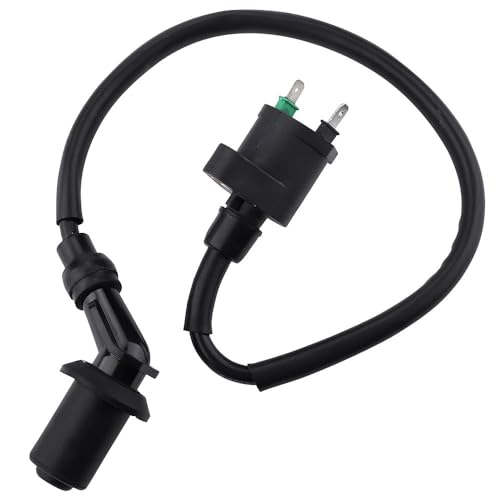 AloneGoer GY6 Racing Ignition Coil SSR 125 A7TC Spark Plug Wire for 50CC 150CC 110CC 125CC 80CC 90CC Moped Scooter ATV Go Kart Pit Dirt Bike Engine Motorcycle High Performance Parts