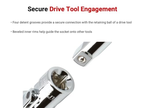 TEKTON Universal Joint Set, 3-Piece (1/4, 3/8, 1/2 in.) | SHA99004