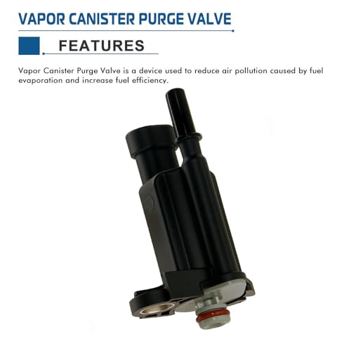 Emission Vapor Canister Purge Valve Solenoid Compatible with 2004-2009 Chevy Silverado 1500 2500 3500 Tahoe GMC Sierra Escalade Yukon Avalanche Vent Control Solenoid Replaces #B214-1105 12581282