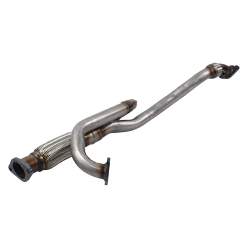 DriveFix Exhaust Y Pipe Front Flex Pipe with Gasket Kit for GMC Acadia Chevrolet Traverse Buick Enclave 3.6 2009-2017 Saturn Outlook 2009-2010