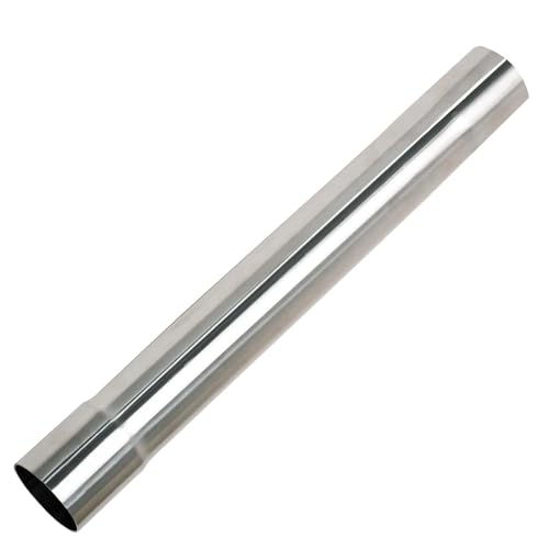2 Inch Stainless Steel T304 Exhaust Tubing, 2''ID-to-OD Length 18''Straight Exhaust Extension Tube Tailpipe,Universal Connector Adapter Tubo