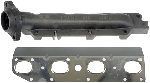Dorman Improved Design Patent Pending 674-498 Passenger Side Exhaust Manifold Kit - Includes Required Gaskets and Hardware Compatible with Select Jeep/Ram Models (OE FIX)