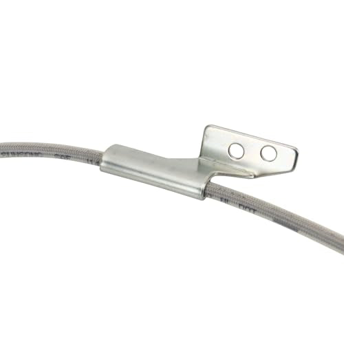 TRQ Front Performance Brake Hose Set Compatible with 1988-1999 Chevrolet C1500 1992-1999 C1500 Suburban 1988-1998 C2500 1992-1996 C2500 Suburban 1995-2000 Tahoe GMC Yukon