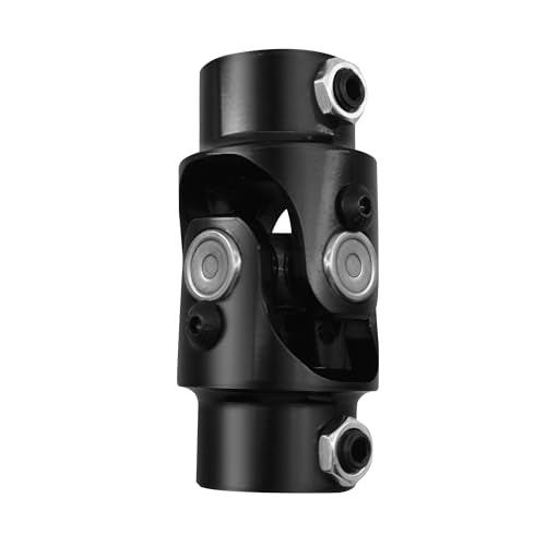 3/4 "DD x 3/4 "DD U-Joint Black Single Steering Shaft Universal Joint 35 Degree, Total Length:83 mm