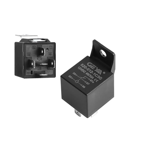 IGOYE 2PCS Car Relays 12V 30/40AMP 5 Pin Multi-Purpose Relay Heavy Duty Relay for Automotive, Boat, Truck, Motorcycle(Pack of 2)
