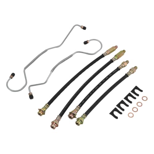 AUTOVIC for 1965-1982 Chevrolet Corvette Brake Hose with Lines Kit
