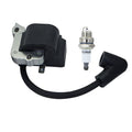Ignition Coil for Stihl FS38 FS55 FS45 FS46 FC55 HL45 HS45 KM55 MM55 weed eater trimmer Engine Replace 4140 400 1308 4140 400 1307 with Spark Plug