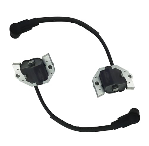 2 Sets of 21171-0745 Ignition Coils Module for Kawasaki FH721V FH601V FH641V FH661V FH680V Lawn Mowers Engine with Spark Plug,Replaces for KM 21171-0742 21171-0713 21171-7039