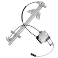 Obaee 741-648 Front Right Passenger Side Power Window Regulator and Motor Assembly Compatible with Dodge Dakota 2000-2004/ Dodge Durango 1998-2003 (Crew Cap Only, Cable Operated), Replace OE 5066430AC