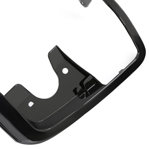 KUAFU 3Pcs Grille & Headlight Bezel Compatible with 1992-1997 Ford Bronco F-150 F-250 F-350 HD Replacement for FO1200172 FO2512131 FO2513135 Front Bumper Grill ABS Plastic Black