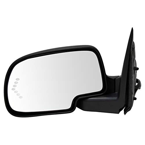 TRQ Pair Mirror Set Power Heated Turn Signal Memory Folding for Cadillac