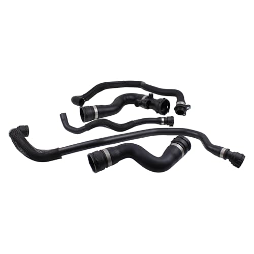 DriveFix Radiator Coolant Upper Lower Overflow Hose Thermostat to Cylinder Head Pipe for BMW X3 3.0 2007-2010