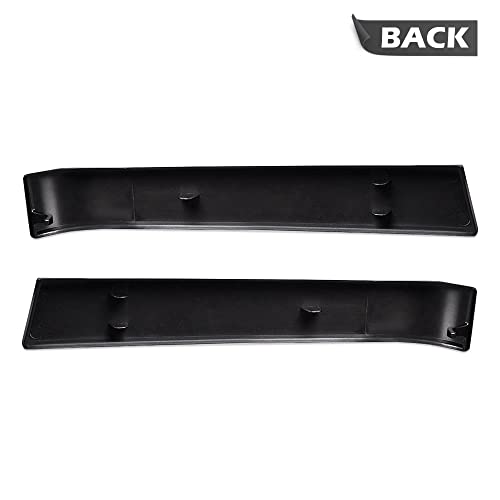 PIT66 Front Grille Trim Set Compatible with Chevy Silverado 2003-2007 Black