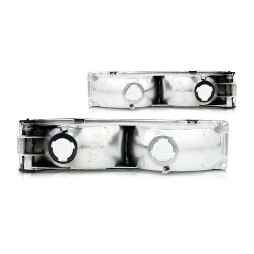 CarLights360: For 1988-2000 Chevy GMC C2500 Turn Signal/Parking Light Assembly Driver and Passenger Side Pair | GM2520104 GM2521104 Vehicle Trim: w/Sealed Beam Headlamp