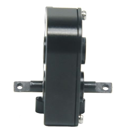 Hot Team Hobby Aluminum DIY Gear Box Gearbox Transmission for SCX24 RC Parts Upgrade Parts (Black)