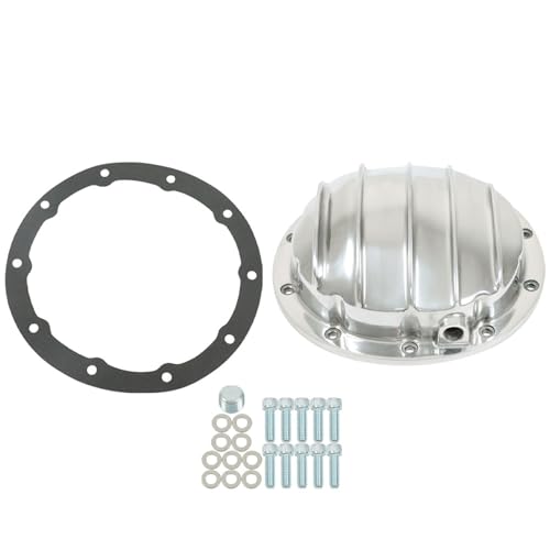 GXYWADY Differential Cover 8.5 and 8.6 Ring Gear Diff Cover Cast Aluminum Replacement for Chevy Replacement for GM Intermediates 1964-Up (all A-B-C-G-K-0 Axles)