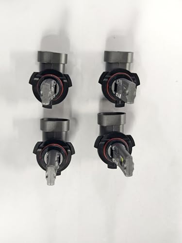 SEALIGHT S2S 9005/HB3 9006/HB4 Light Bulbs Combo, 140,000LM Super Brighter, 6500K Pure White 9005 9006 Fog Bulbs, with Cooling Fan 70K+ Hours Lifespan, 4-Pack