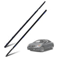 2Pcs Window Weather Stripping Molding Trim Seal Belt Compatible with 2012-2015 Honda Civic Coupe 2D Replace# 72410-TS8-A01 72450-TS8-A01
