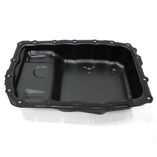 AUCERAMIC 6L80 Transmission Oil Pan with Drain Plug & Gasket Fit for Chevrolet Silverado 1500 Tahoe Suburban Escalade, GMC Sierra 1500 Yukon XL, Hummer H2 2006-2019 Replaces# 265-582 24222657 24224781