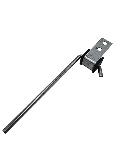 HAOXAOON 4 Pcs Heavy Duty Exhaust Hanger Rod -Universal Use Exhaust Hanger - 3/8" Rod 10" Long