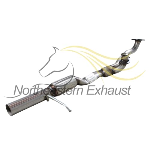 Northeastern Exhaust | Stainless Steel Front Flex Exhaust Y-Pipe Compatible for Ford Explorer 2011-2019 3.5L | Free Gasket and Clamp Included | Automotive Replacement Part