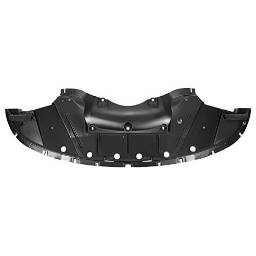 HECASA Engine Splash Shield Compatible with 2015-2023 Dodge Charger Replacement for 68202632AC 68202632AD CH1228130 Front Engine Splash Guard Plastic Black