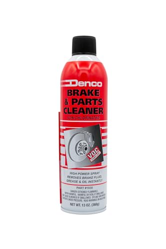 Denco #1930 Brake & Parts Cleaner Spray, Non-Chlorinated, Fast-Drying Degreaser, Low Odor Aerosol, 15.3oz (13oz net wt) (Case of 12)